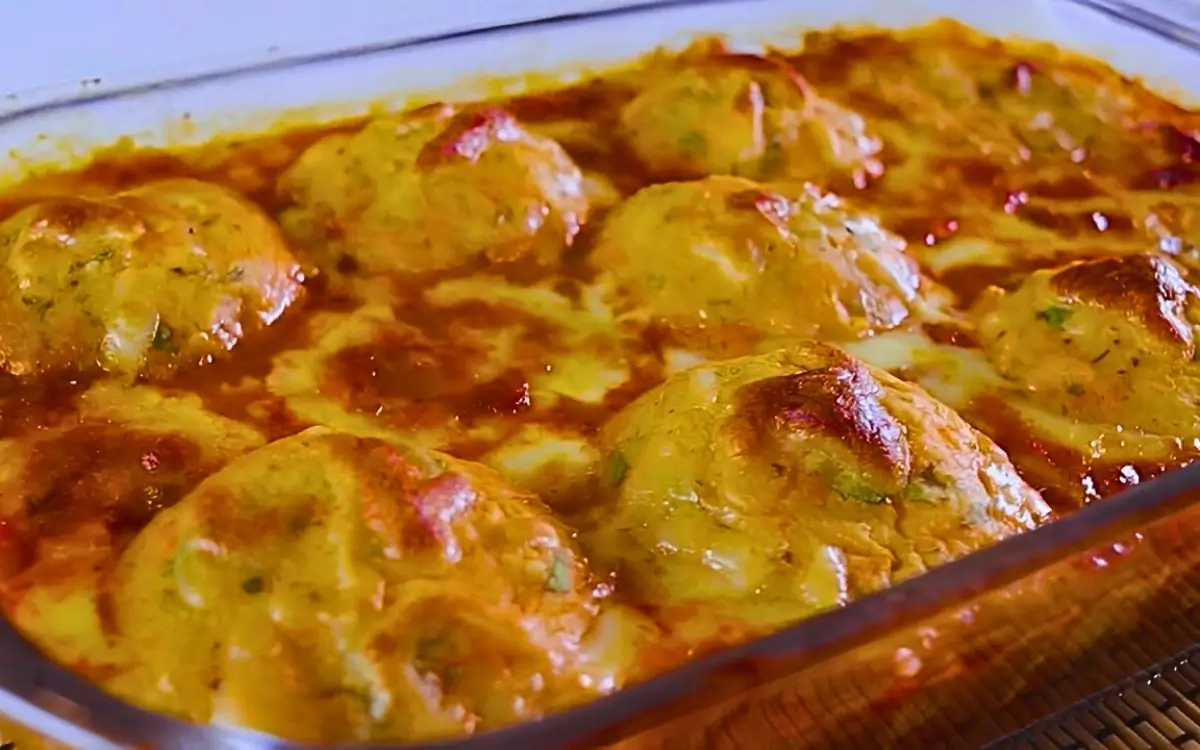 Bolinho de Carne Moída com Batata