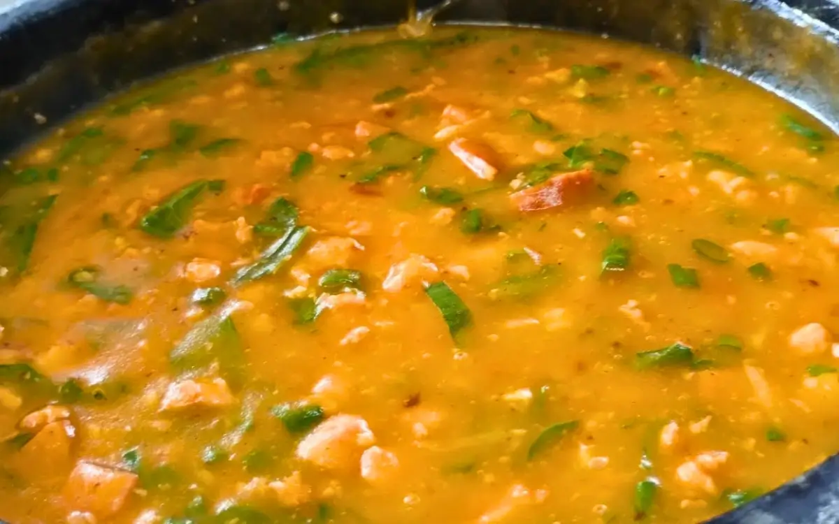 Calado Verde Cremoso Com Batata