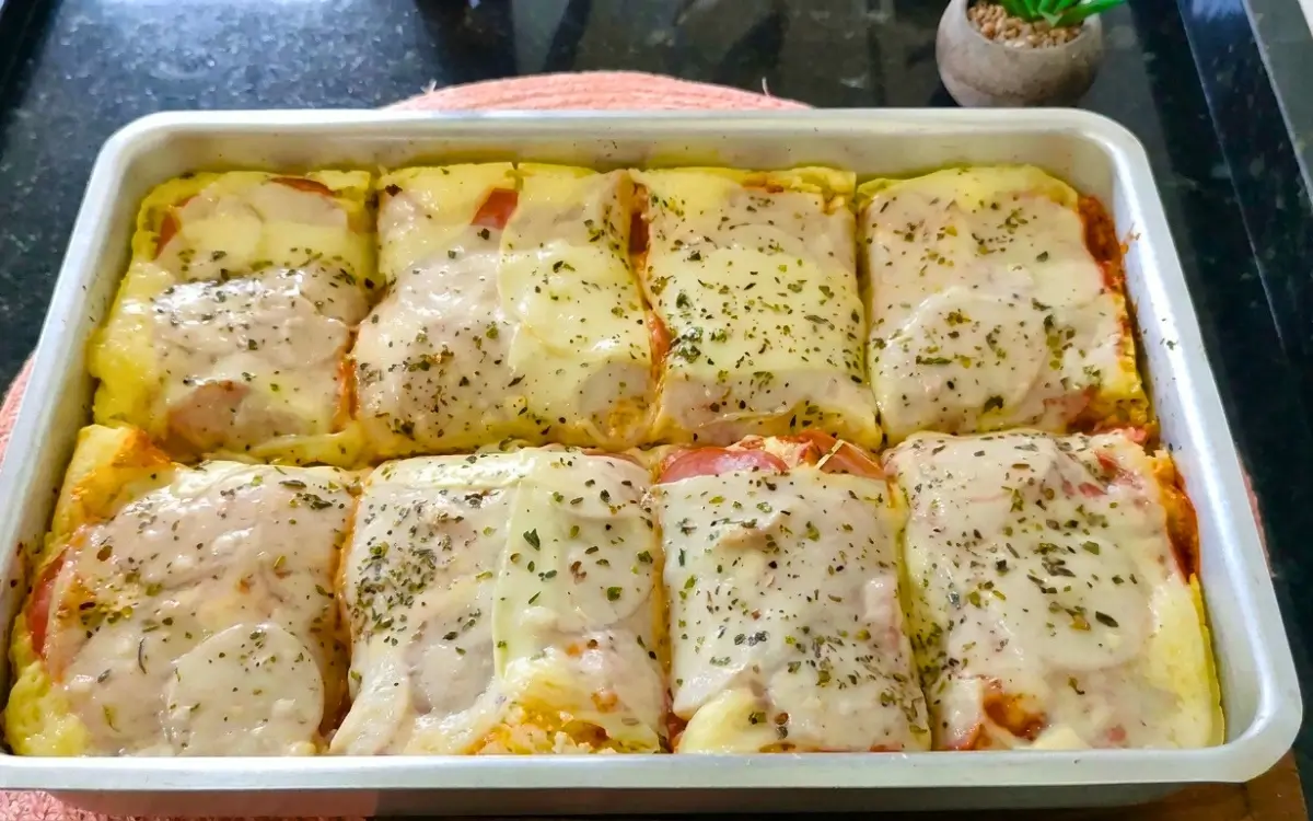 Pizza de Preguiçoso Fofinha