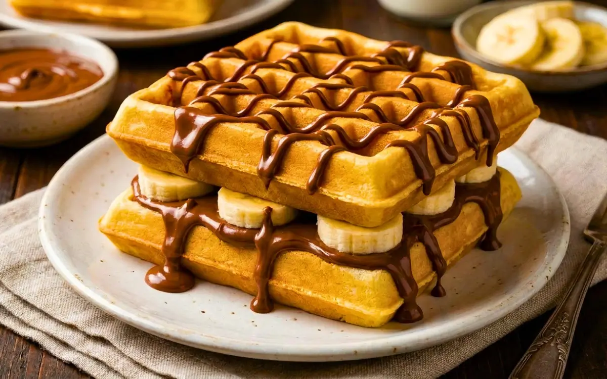 Receita de Waffle Caseiro Simples
