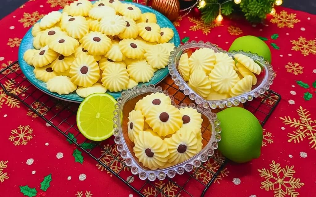 Biscoito Amanteigado de Limão Tipo Sequilho