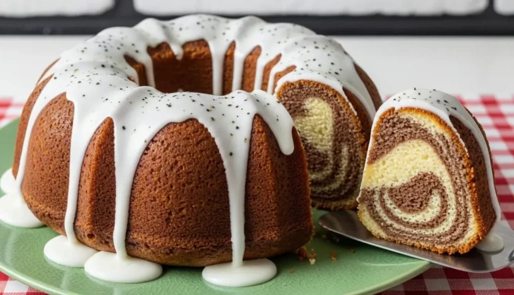 Bolo Mesclado de Limão com Chocolate