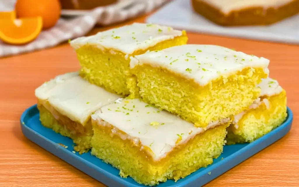 Bolo de Laranja Com Cobertura Deliciosa