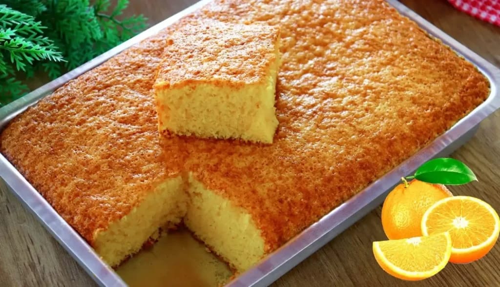 Bolo de Laranja Fofinho de Liquidificador