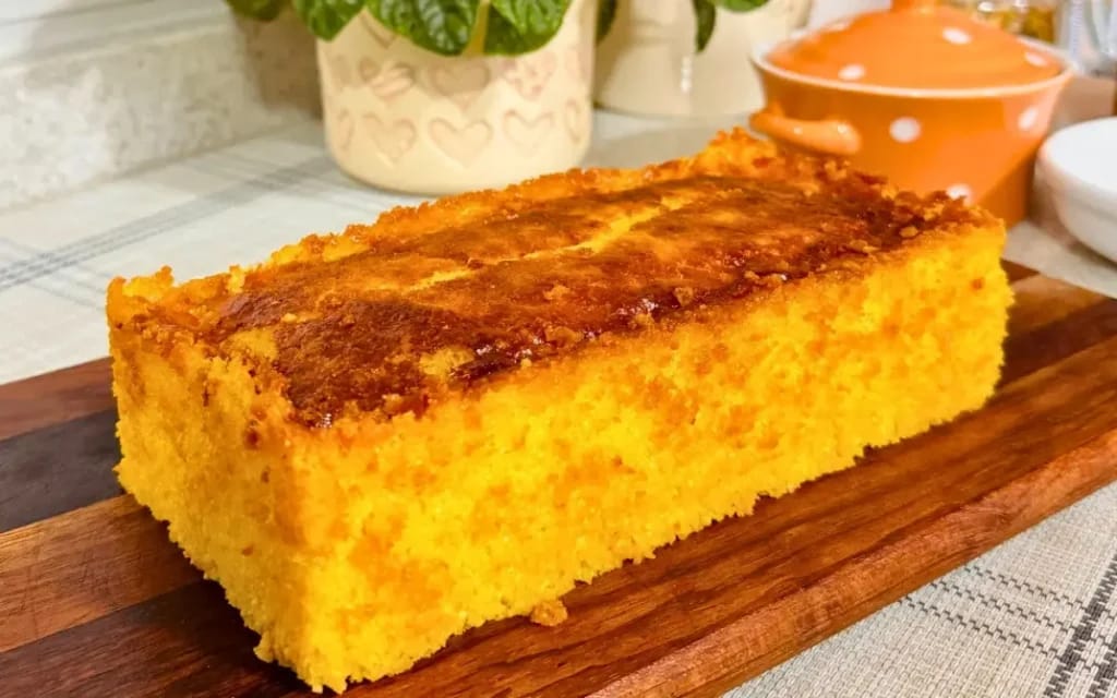 Bolo de Milho Fofinho de Liquidificador
