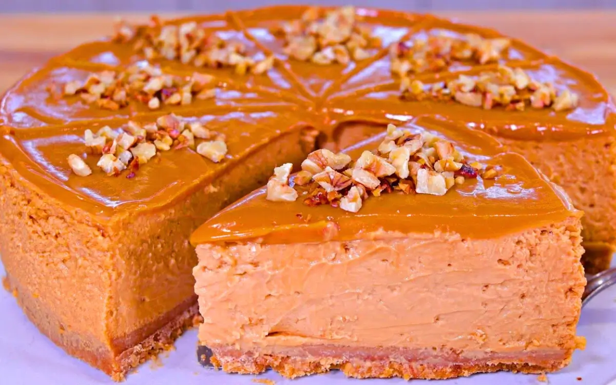 Delicioso Cheesecake de Doce de Leite: 5 Passos Simples!