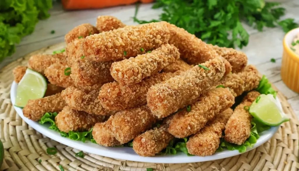 Gurjão de Peixe Empanado Crocante Para Inovar Na Cozinha