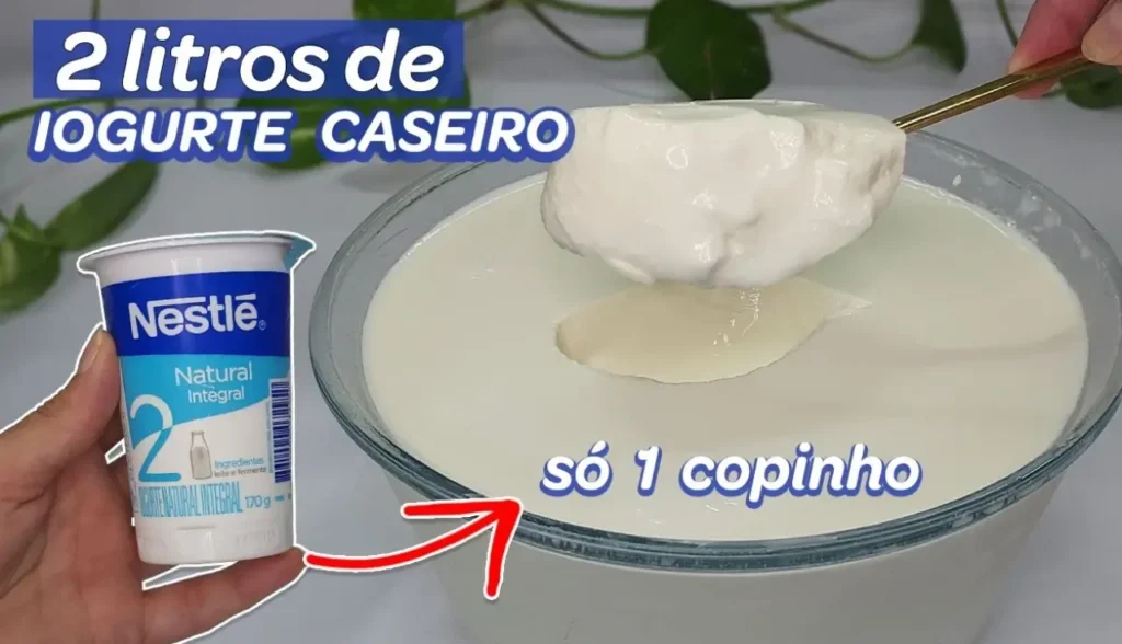 Iogurte Natural Caseiro Sem Conservantes
