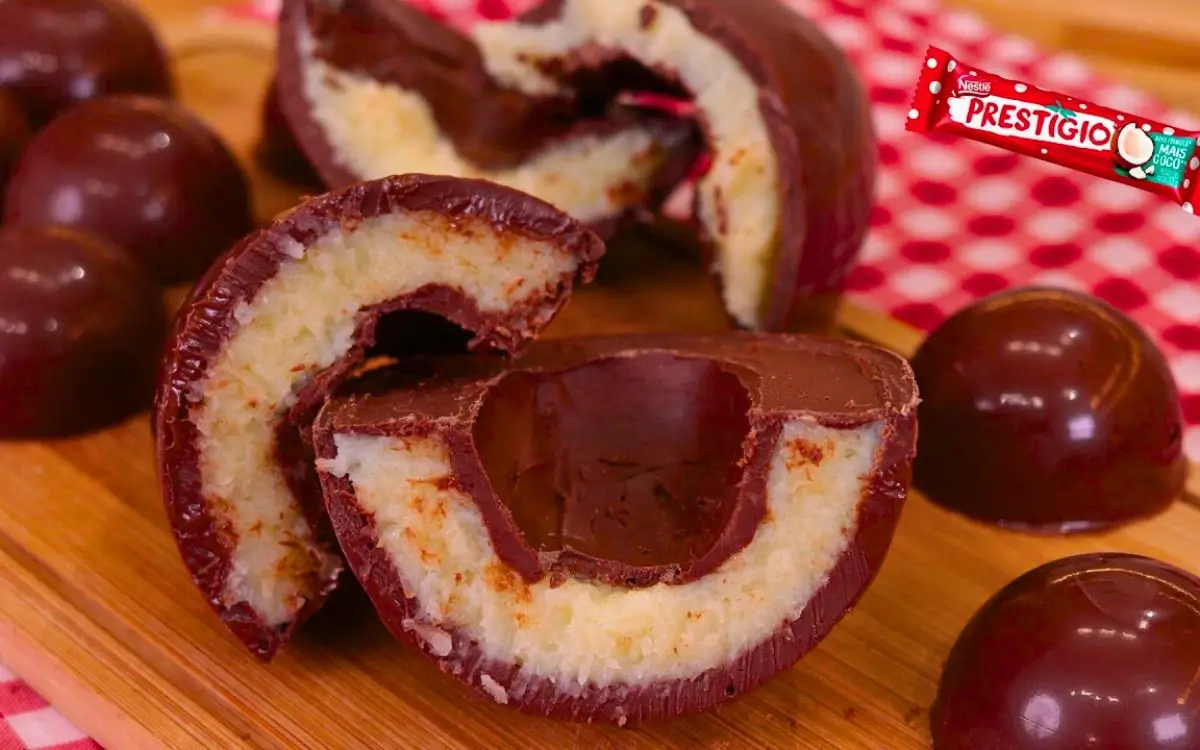 Delicioso Ovo de Páscoa Prestígio Caseiro: Trufado e Irresistível!