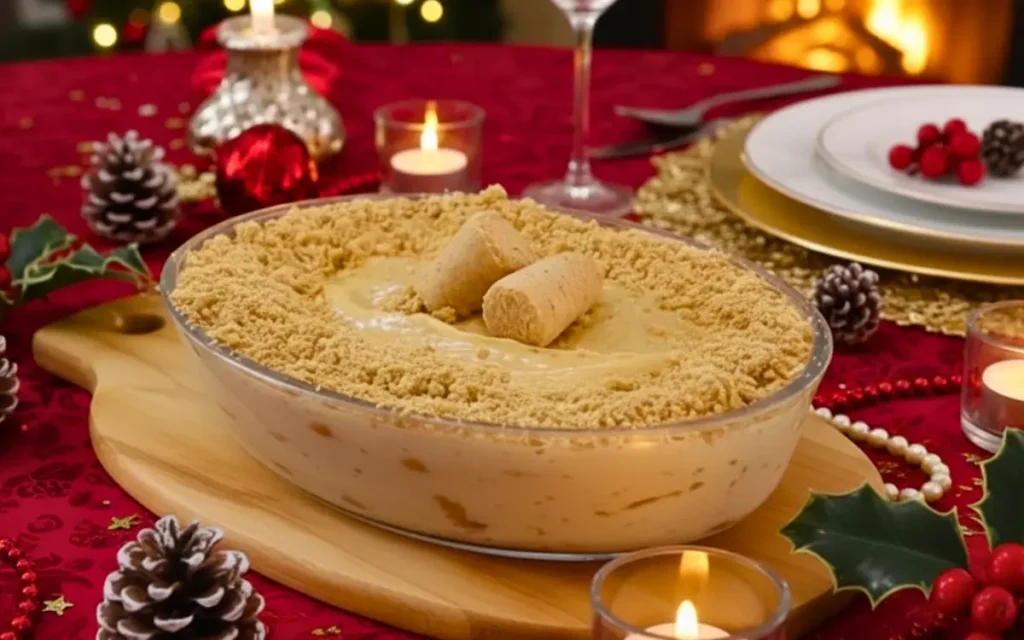 Pavê de Paçoca na Travessa Cremoso Para o Natal