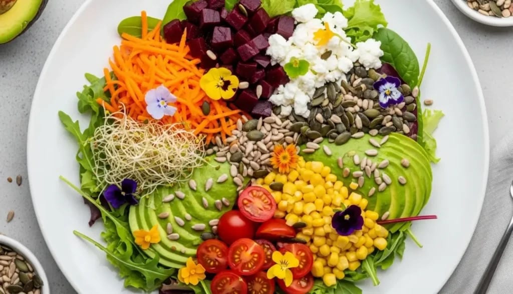 Receita Grow a Garden: Salada Multicolorida do Cultivador