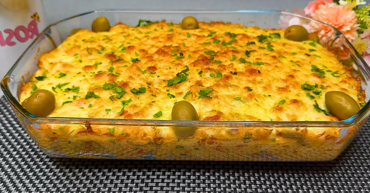 Bacalhau Cremoso com Batatas Gratinado